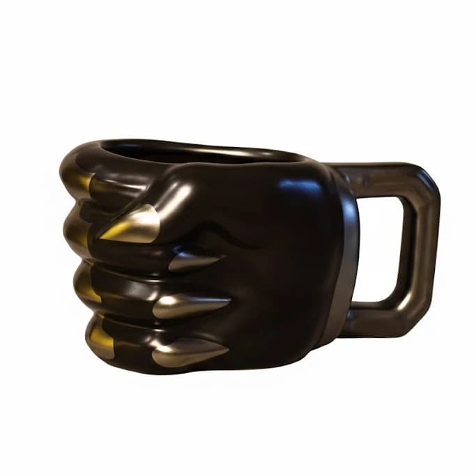 Wakanda Forever: Black Panther Power Fist Ceramic Mug