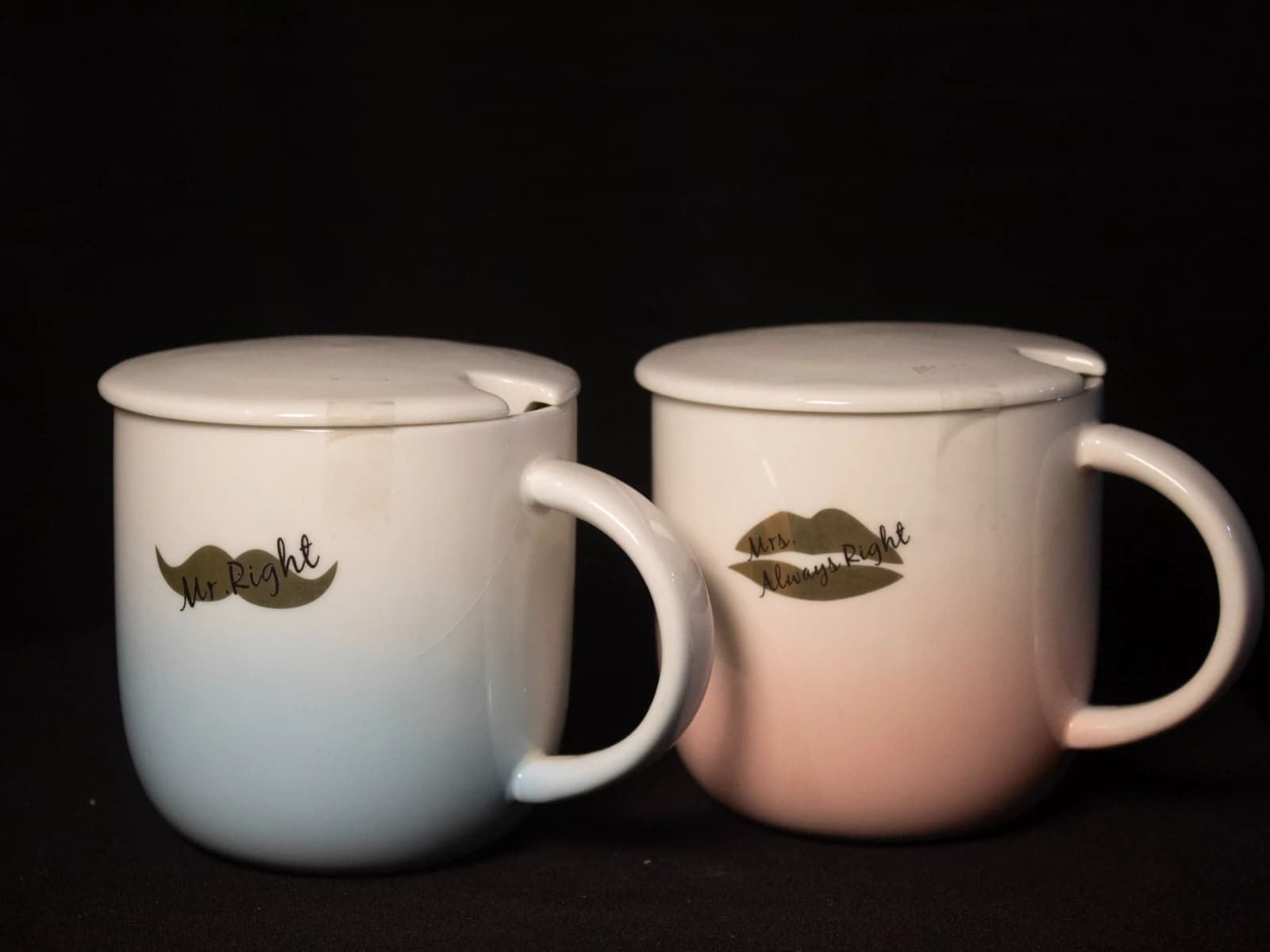 Mr. Right & Mrs. Always Right Couple Mug Set